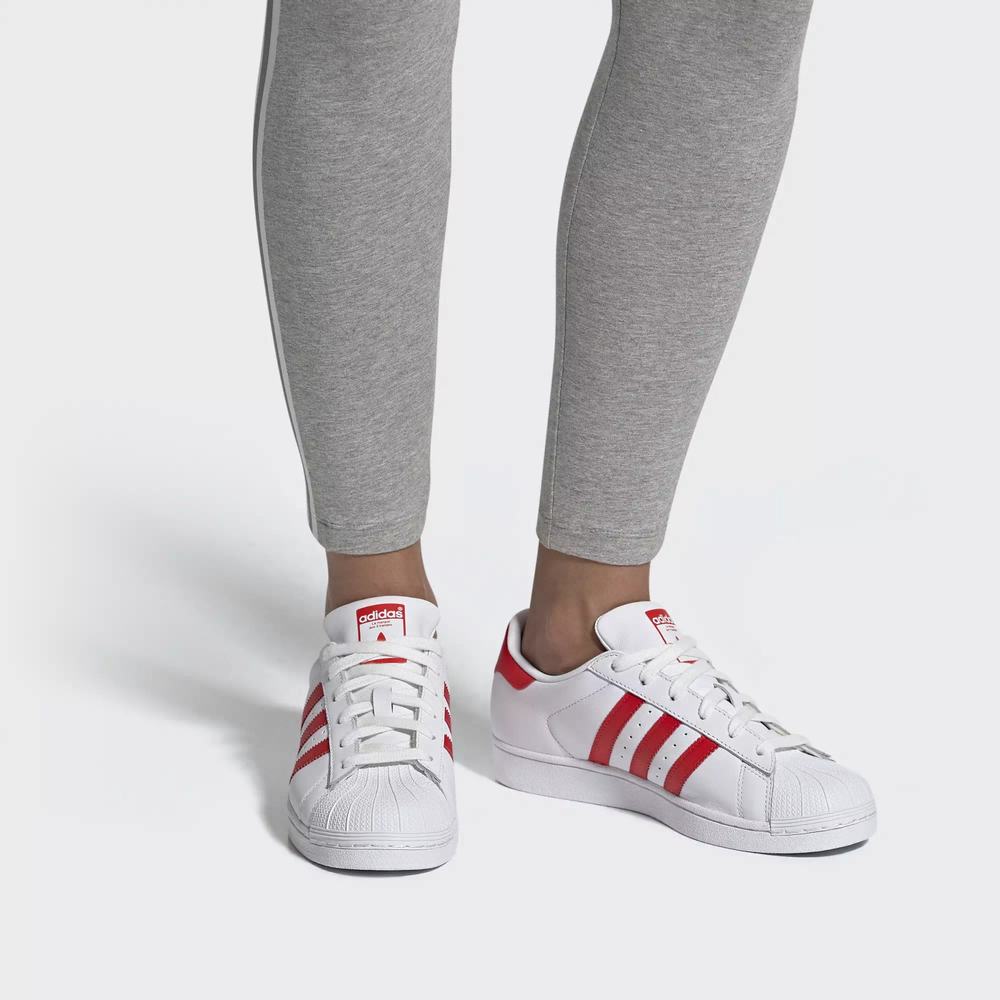 Adidas Superstar Tenis Blancos Para Mujer (MX-60481)